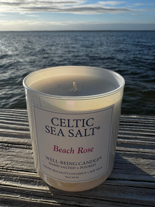 Celtic Sea Salt® Well-Being Candle® Beach Rose