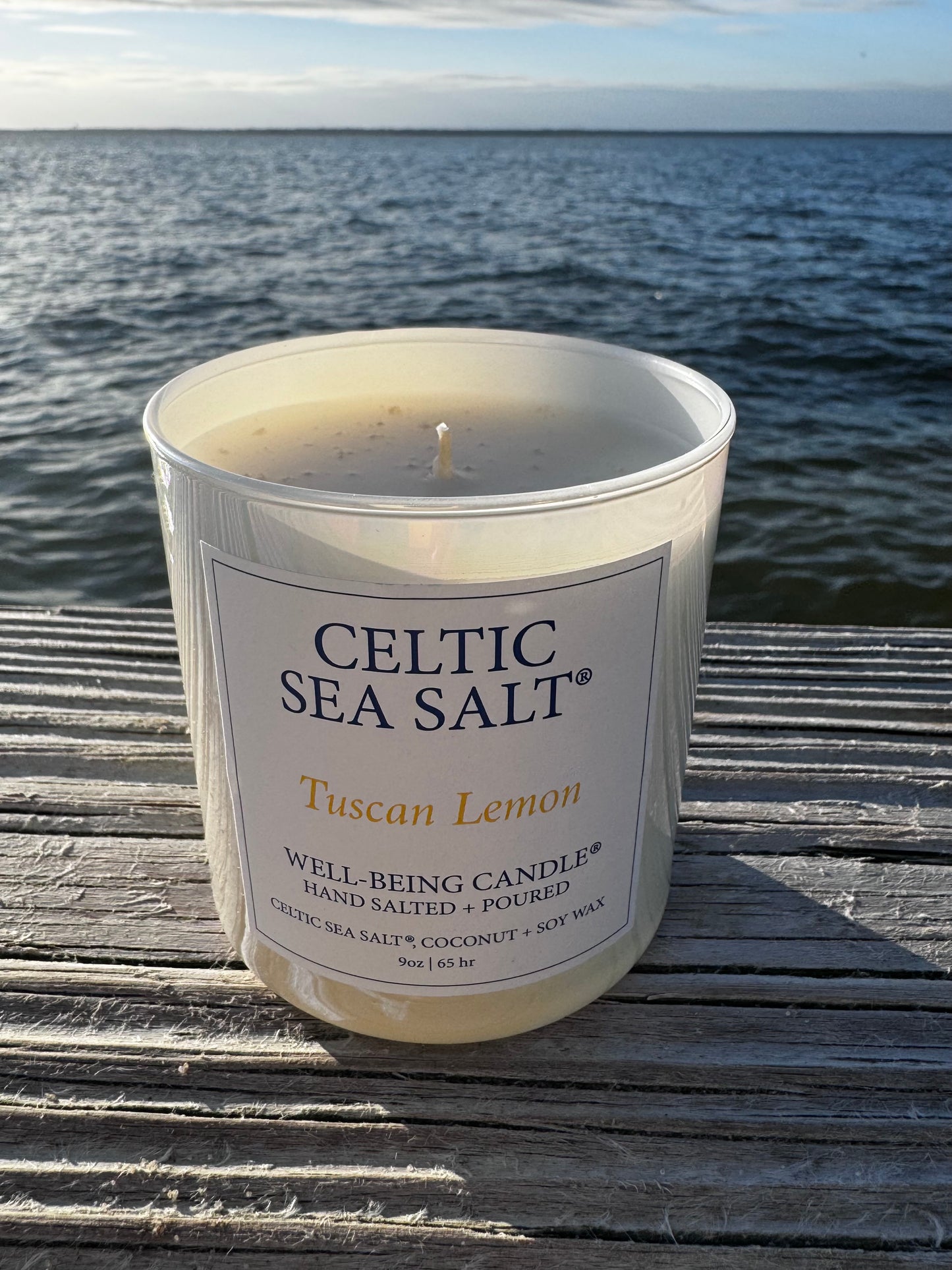 Celtic Sea Salt® Well-Being Candle® Tuscan Lemon